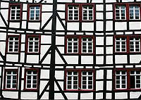 Germany old traditional timber frame houses