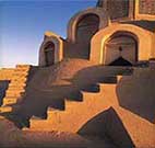 Iran traditional stone houses