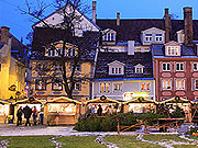 Latvia Riga row houses