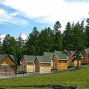 Mongolia Hagtal wooden cabin houses