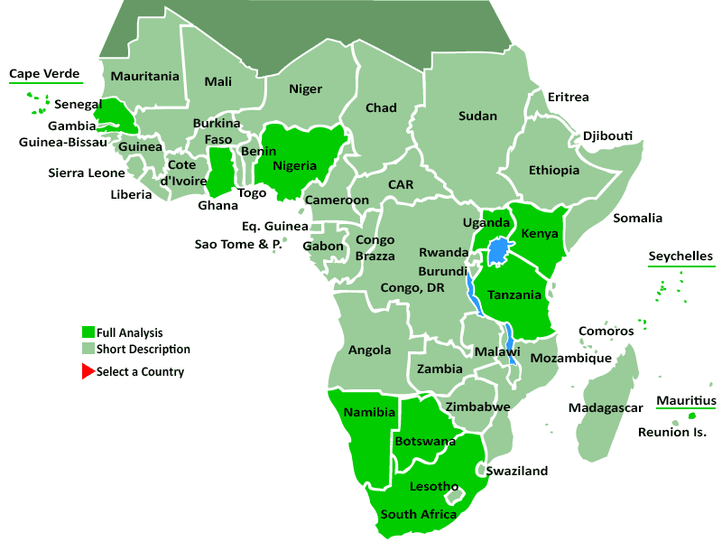 Africa map small